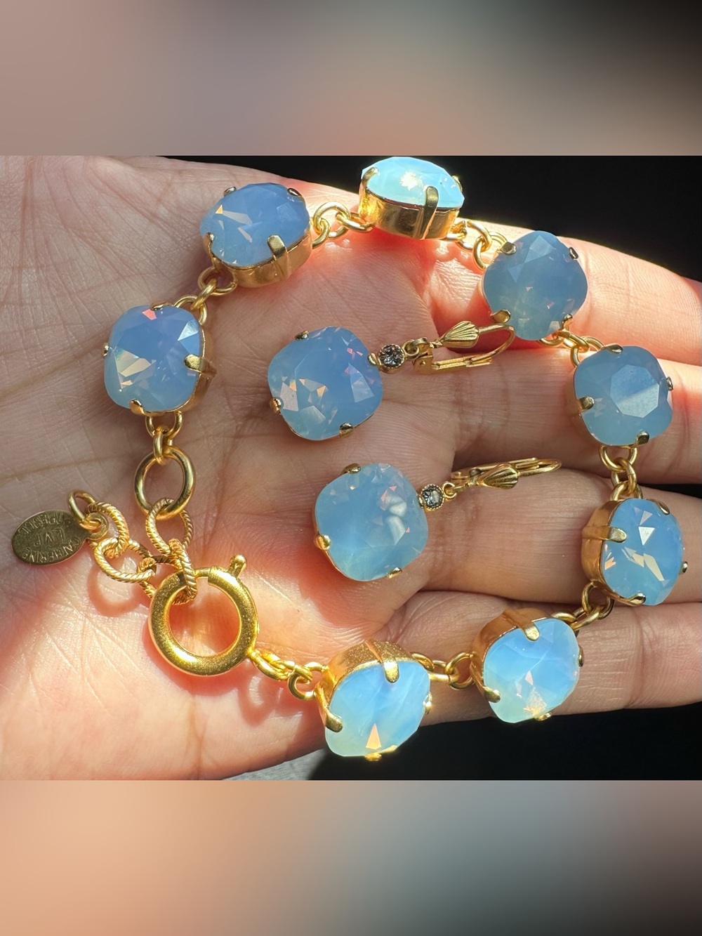 BRAND NEW Catherine Popesco Bracelet & Earrings